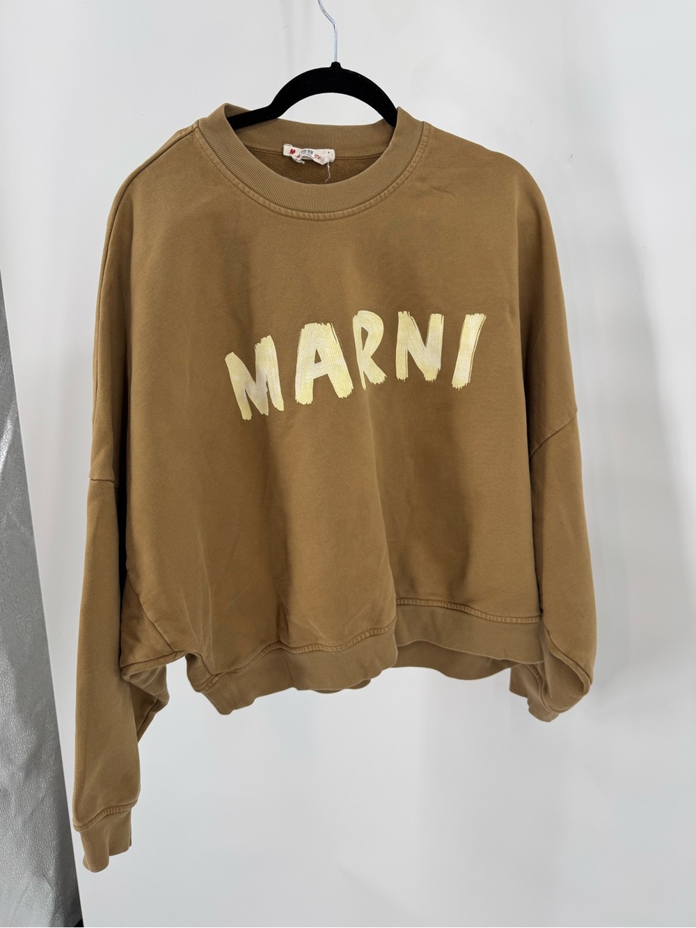 Marni Tan Crewneck Sweatshirt with Branded Tag size IT-42, US-6 - Picture 2 of 8